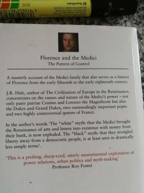 FLORENCE AND THE MEDICI J R HALE  ( account of the Medici family & history of Florence Italy )
