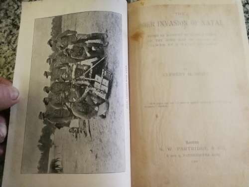 BOER INVASION OF NATAL  by CLEMENT H STOTT