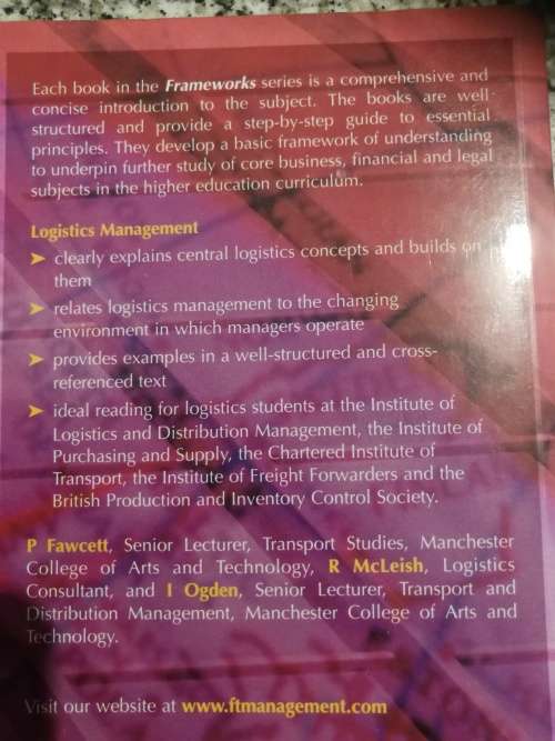 LOGISTICS MANAGEMENT P FAWCETT R McLEISH  and I OGDEN  (  transport ,  trucks trucking )