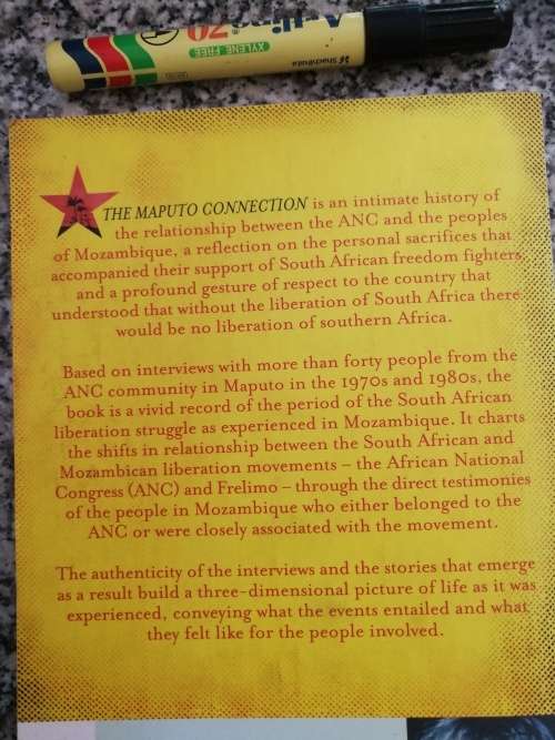 THE MAPUTO CONNECTION ANC LIFE IN THE WORLD OF FRELIMO NADJA MANGHEZI