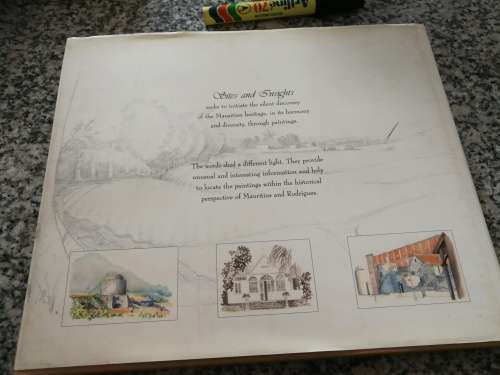 SITES AND INSIGHTS Drawings and Watercolours MONIQUE de La VALLEE POUSSIN Text L BERTHELOT Mauritius