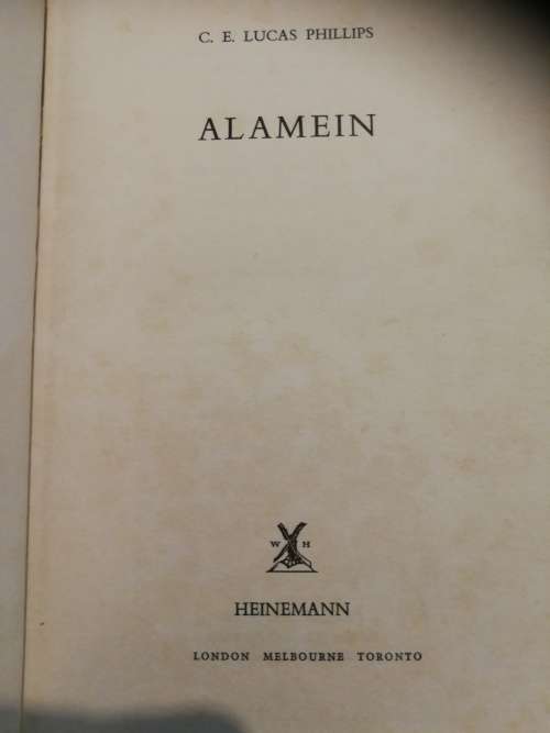 ALAMEIN C E LUCAS PHILLIPS