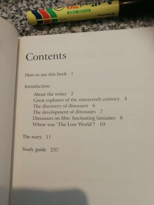 THE LOST WORLD  ARTHUR by CONAN DOYLE Edited by SARAH MATTHEWS Study Guide