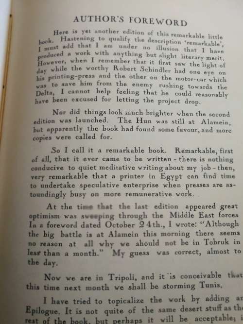 THEY FLEW THROUGH SAND GEORGE W HOUGHTON Squadron Leader The Notes of a RAF Officer Western Desert