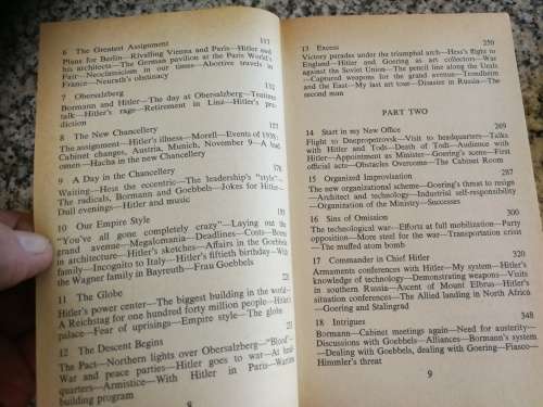 INSIDE THE THIRD REICH ALBERT SPEER A Definitive account of Nazi Germany Hitler`s Armaments Minister