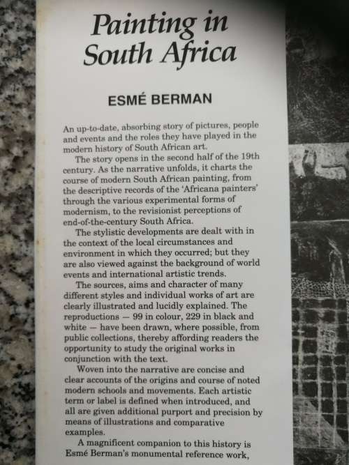 PAINTING IN SOUTH AFRICA ESME BERMAN  ( South African Art )