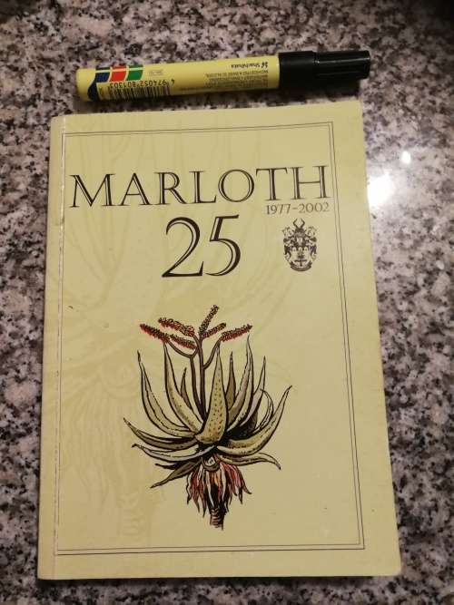 MARLOTH 1977 - 2002 25 JACQUES de VILLIERS English and Afrikaans