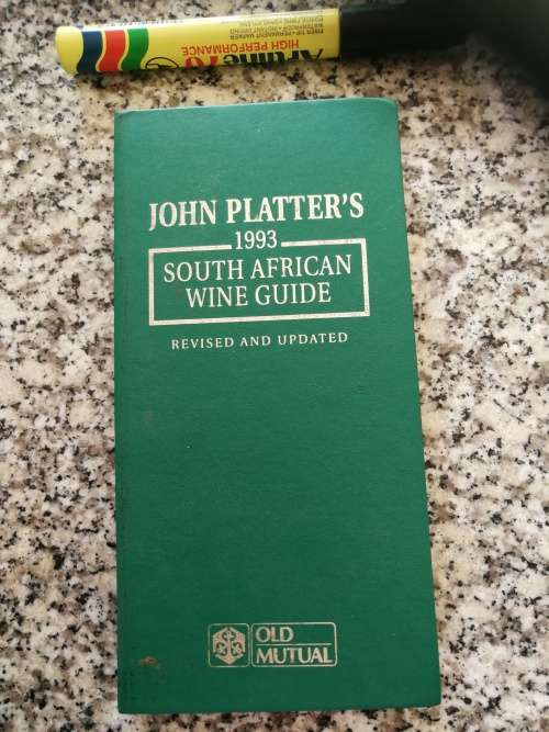 1993 PLATTER`S SOUTH AFRICAN WINE GUIDE ( John Platter John Platters )