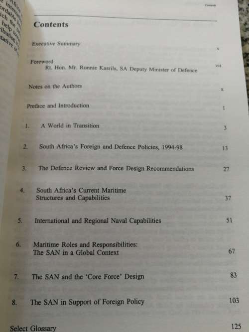 BEYOND THE HORIZON Defence Diplomacy & South Africa`s Maritime Naval Opportuni Martin Edmonds  navy