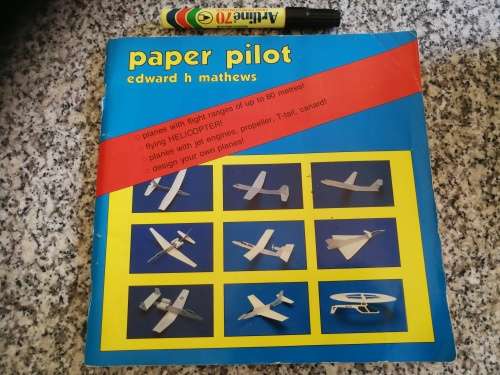 PAPER PILOT EDWARD H MATHEWS  planes with flight up to 80 metres all templates intact