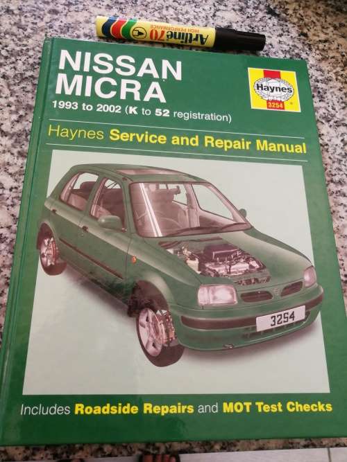 HAYNES NISSAN MICRA 1993 TO 2002 K  to 52 registration  Service and Repair Manual
