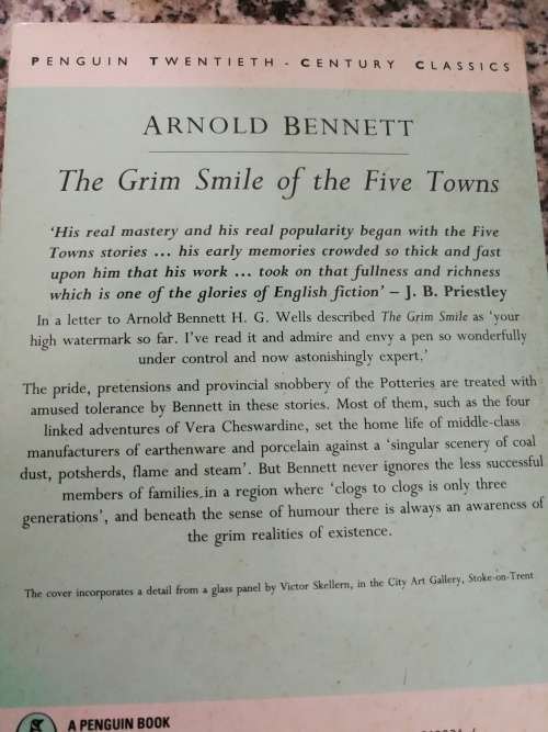 ARNOLD BENNETT THE GRIM SMILE OF THE FIVE TOWNS