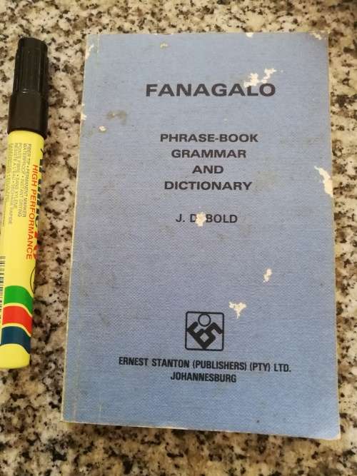 FANAGALO Phrase Book Grammar and Dictionary J D BOLD Eleventh Ed.1981 Revised Enlarged ( languages )
