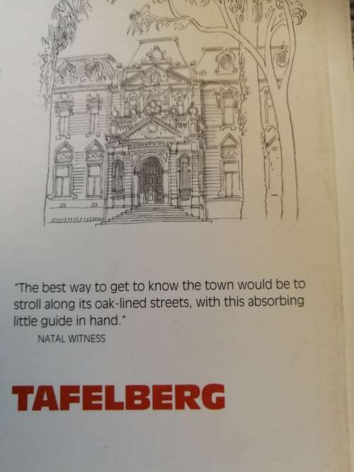 FOOTLOOSE IN STELLENBOSCH A VISITORS GUIDE HANNES MEIRING TERS van der Huyssteen