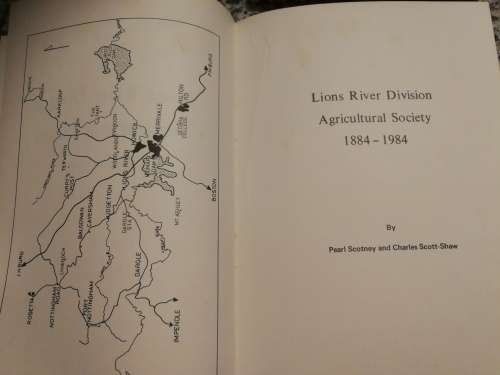 2 Books LIONS RIVER DIVISION AGRICULTURAL SOCIETY  KZN Midlands