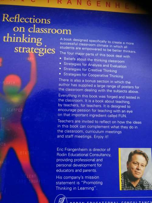 REFLECTIONS ON CLASSROOM THINKING STRATEGIES ERIC FRANGENHEIM teaching learning thinking skills
