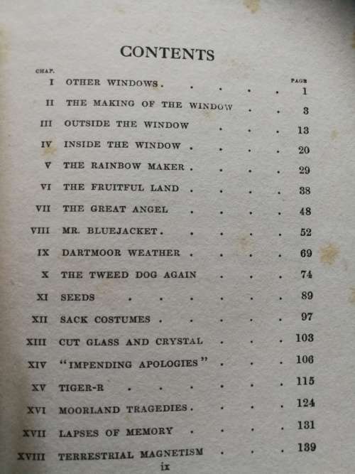THROUGH A DARTMOOR WINDOW BEATRICE CHASE 1921 Signed by the Author