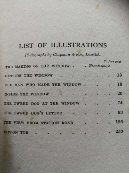 THROUGH A DARTMOOR WINDOW BEATRICE CHASE 1921 Signed by the Author