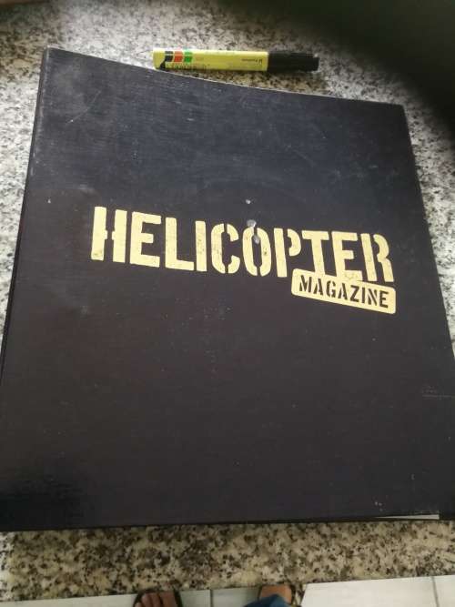 17 HELICOPTER MAGAZINES IN  BINDER