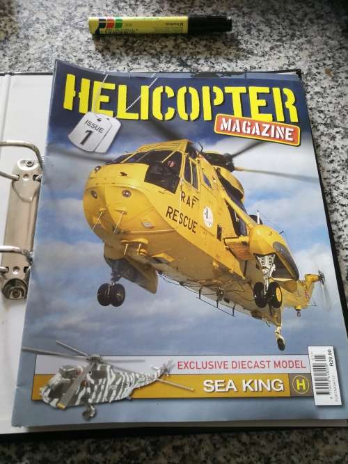 17 HELICOPTER MAGAZINES IN  BINDER