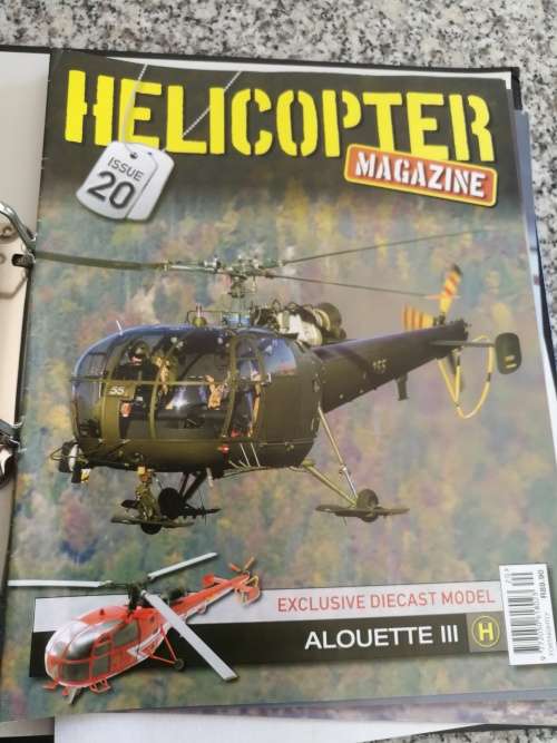 17 HELICOPTER MAGAZINES IN  BINDER