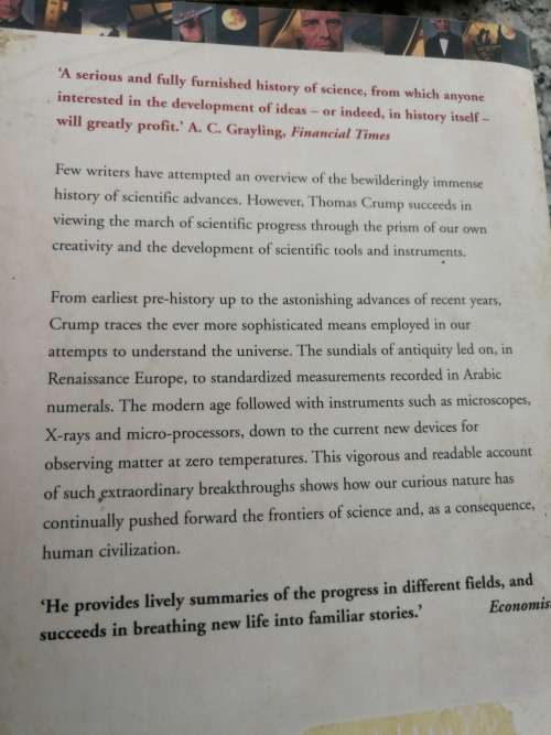 A BRIEF HISTORY OF SCIENCE Seen through the Development of Scientific Instruments THOMAS CRUMP