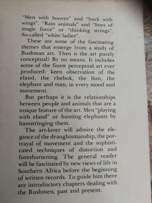 THE BUSHMAN ART OF SOUTHERN AFRICA BERT WOODHOUSE  (  bushmen paintings )