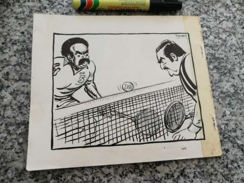 100 NOT OUT  by LEYDEN A Daily News Centenary Book ( cartoons )