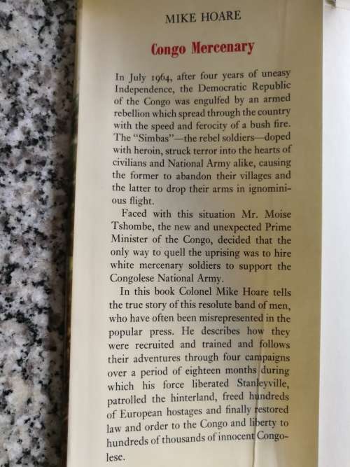 CONGO MERCENARY MIKE HOARE SIGNED ( Hardcover )
