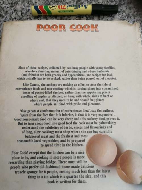 POOR COOK SUSAN CAMPBELL CAROLINE CONRAN Fabulous food for next to nothing