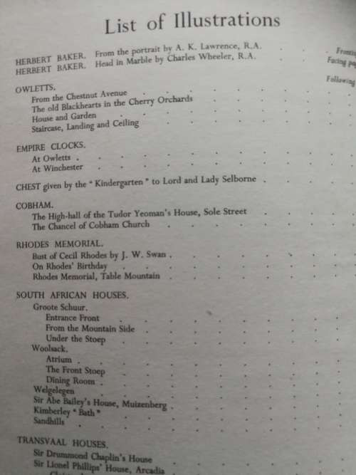 ARCHITECTURE & PERSONALITIES HERBERT BAKER 1944