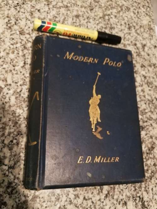 MODERN POLO  by E D MILLER  edited by M H Hayes 1896 ( horses horse riding )