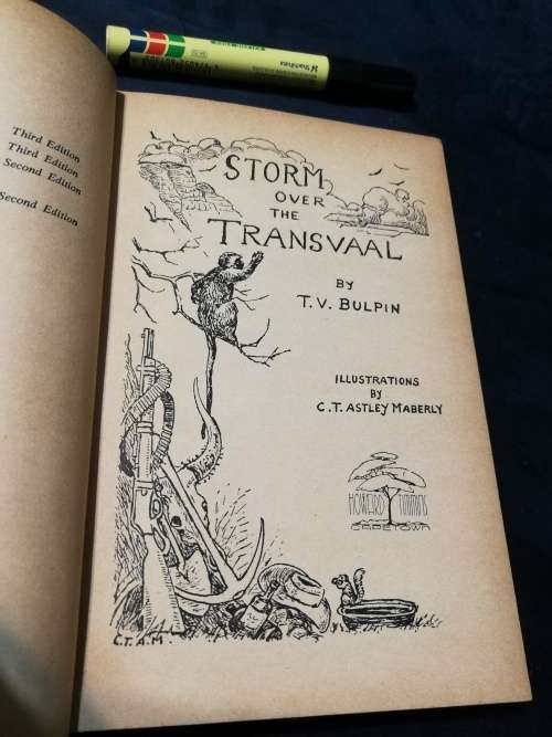 T V BULPIN STORM OVER THE TRANSVAAL First Edition 1955