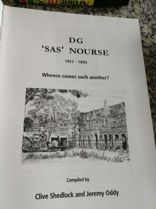 DG SAS NOURSE Whence Comes Such Another compiled by Clive Shedlock and Jeremy Oddy