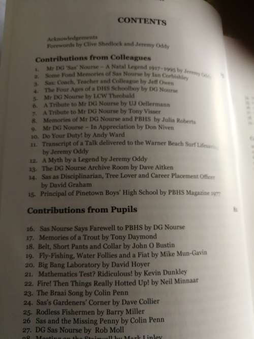 DG SAS NOURSE Whence Comes Such Another compiled by Clive Shedlock and Jeremy Oddy