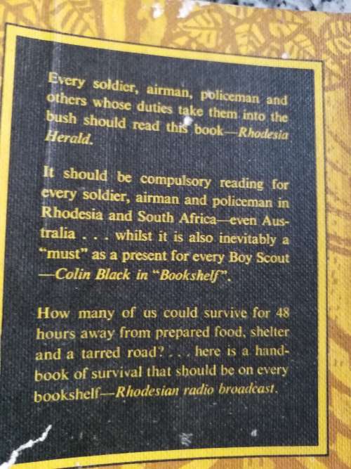 DON`T DIE IN THE BUNDU Col. D H GRAINGER O B E , E D Rhodesia Army military survival ( DONT )