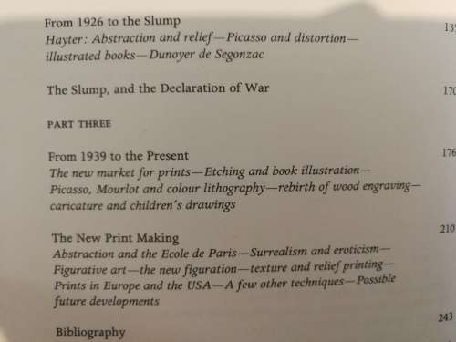 TWENTIETH CENTURY GRAPHICS JEAN ADHEMAR Introductory history of print making