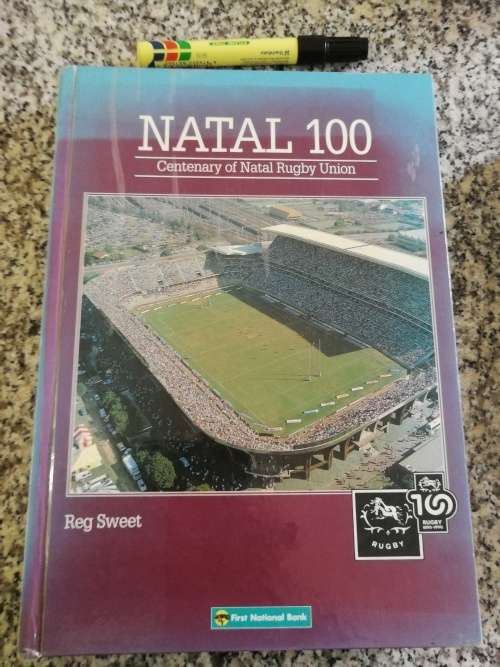 NATAL 100 CENTENARY of NATAL RUGBY UNION  REG SWEET ( Sharks  )