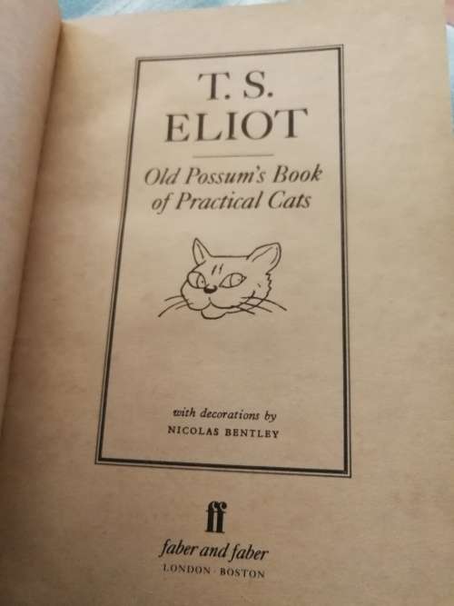 OLD POSSUM`S BOOK OF PRACTICAL CATS 1988  ( Poems for the young  )