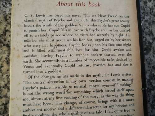 C S LEWIS TILL WE HAVE FACES