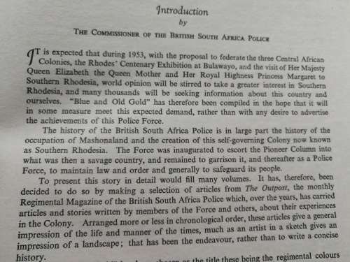 2 Books BRITISH SOUTH AFRICA POLICE  1966-1981  plus BLUE AND OLD GOLD BSAP