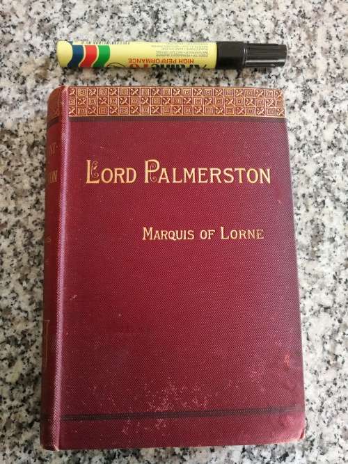 LORD PALMERSTON MARQUIS OF LORNE K T 1892