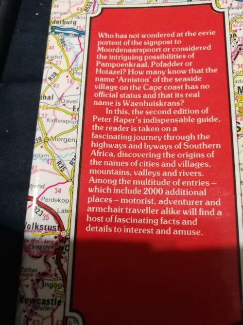 A DICTIONARY OF SOUTHERN AFRICAN PLACE NAMES P E RAPER SECOND EDITION  reference history