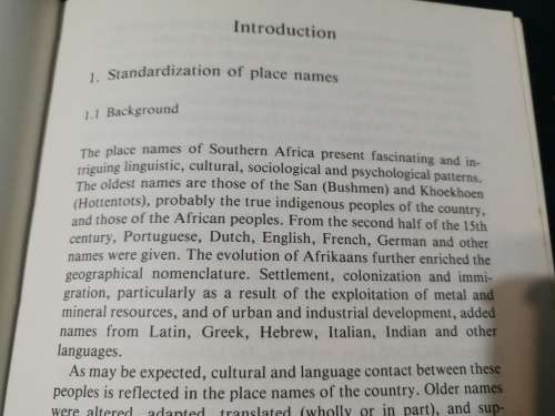 A DICTIONARY OF SOUTHERN AFRICAN PLACE NAMES P E RAPER SECOND EDITION  reference history