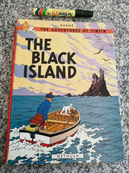 Reserved for monty123 TINTIN  THE ADVENTURES OF TIN TIN HERGE  BLACK ISLAND