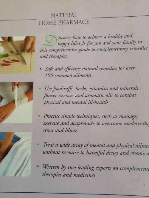 NATURAL HOME PHARMACY A concise reference guide to natural therapies and self help treatments