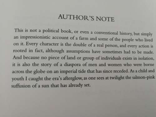 HAZARA JOHN CONYNGHAM Elegy for an African Farm  ( Signed by the Author )