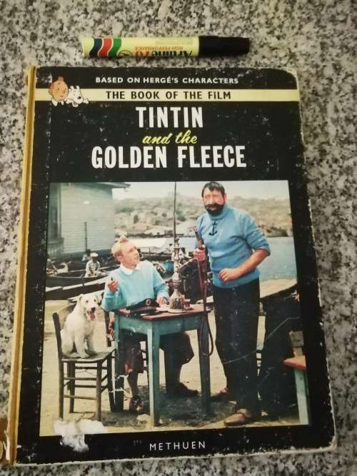The BOOK of the FILM TINTIN AND THE GOLDEN FLEECE