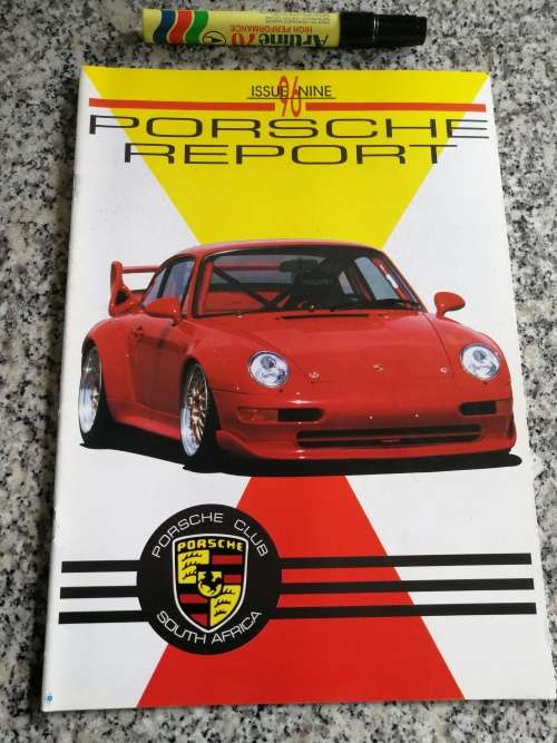 PORSCHE REPORT PORSCHE CLUB SOUTH AFRICA Issue nine of 1996 (no. 9 of 10 issued in 1996 )
