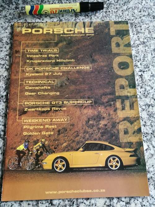 PORSCHE REPORT PORSCHE CLUB SOUTH AFRICA Issue AUGUST / SEPTEMBER  2002